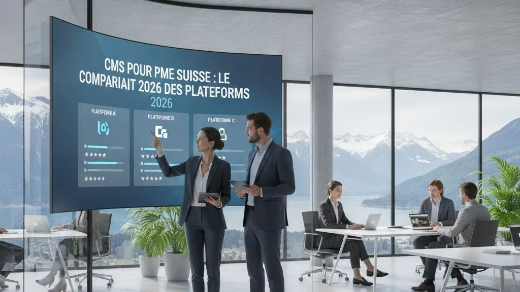 CMS pour PME suisse : le comparatif 2026 des plateformes