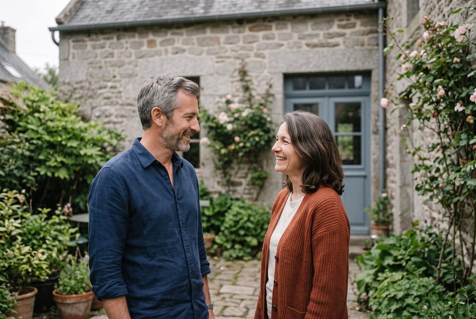Julien Kervella et Mathilde Riou, les deux fondateurs et formateurs de l’école