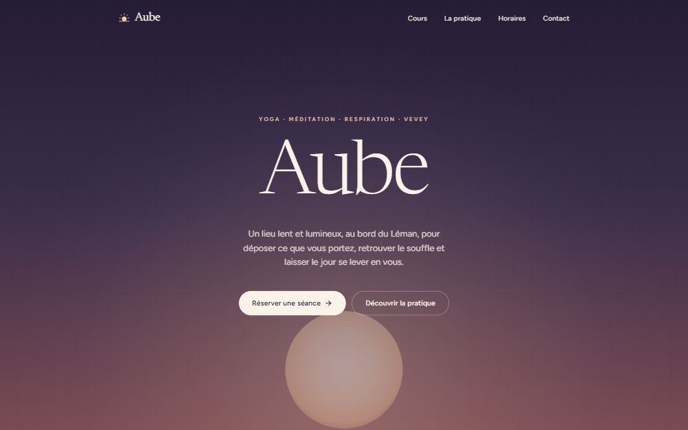 Aperçu du site Aube