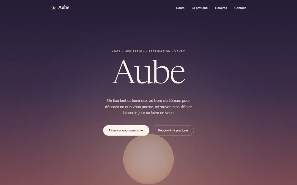 Aperçu du site Aube
